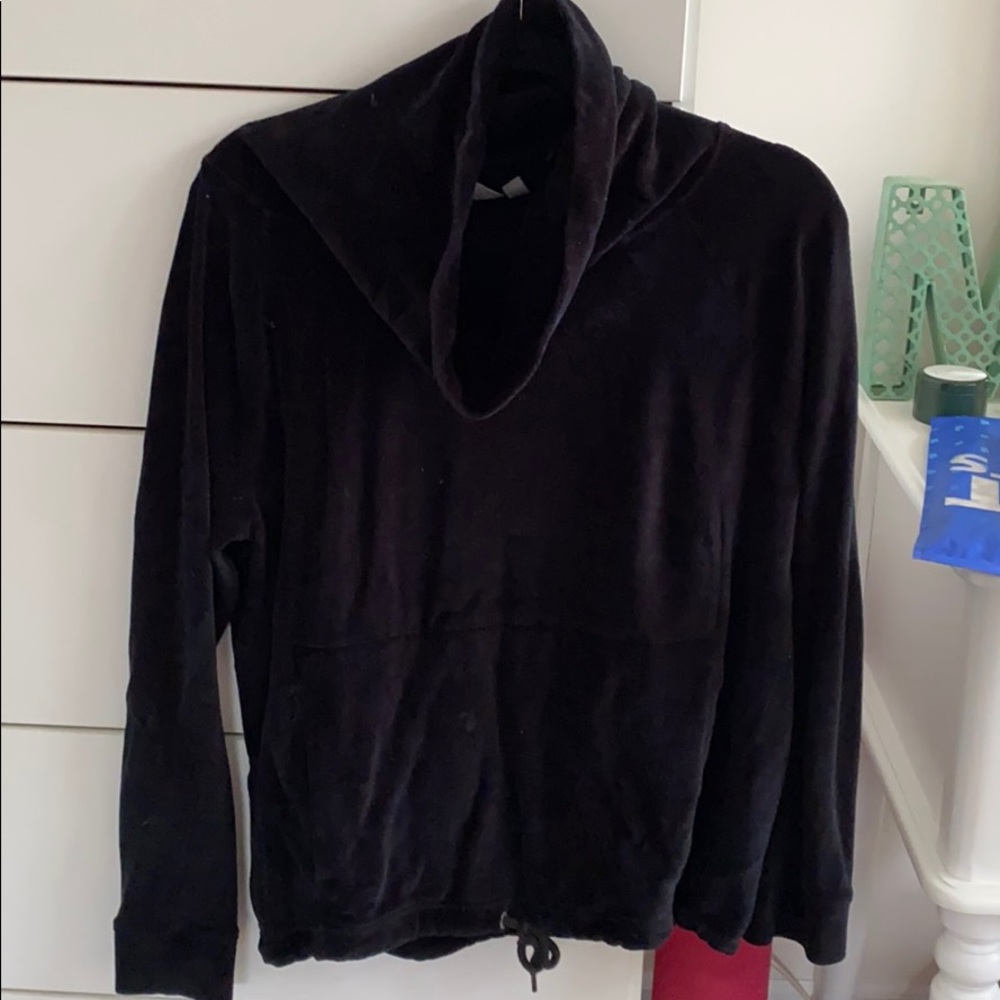 Athleta Sweater Black Velvet